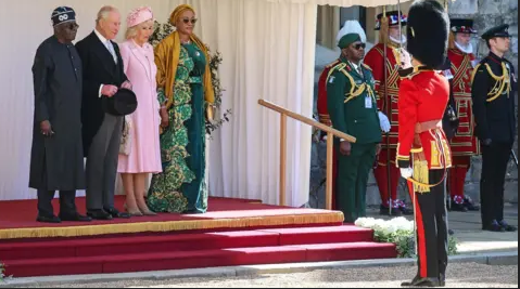 Tinubu Receives Royal Welcome at Windsor Castle in Historic UK Visit
